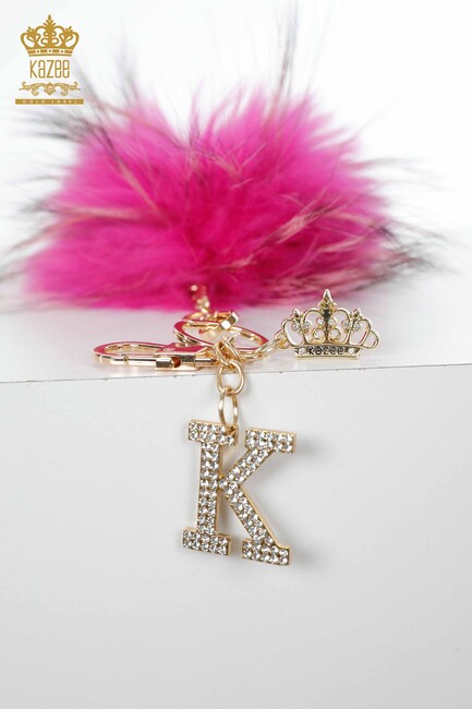 Women's Feather Keychain Pink - 522 | Kazee - Thumbnail