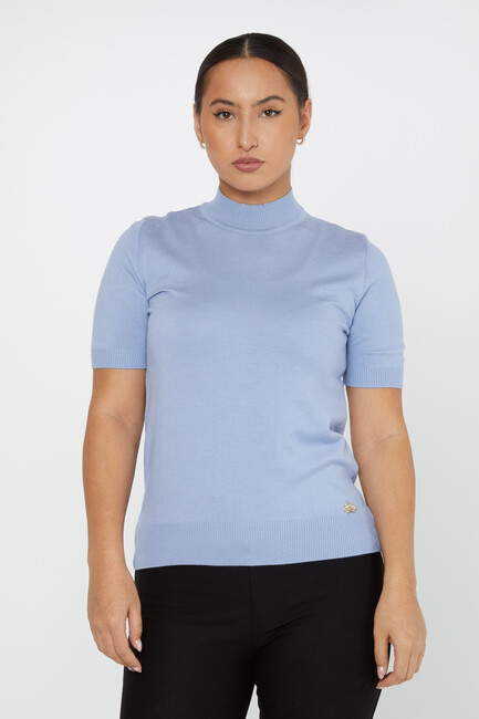 Women's Knitwear American Model Basic Dark Blue - 14541 | KAZEE - Thumbnail