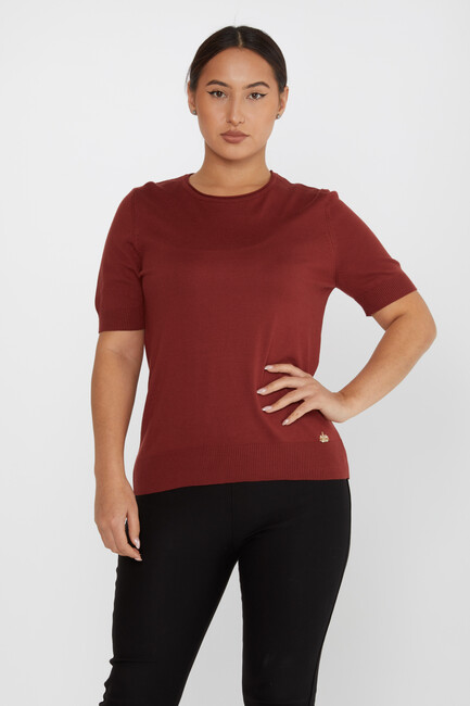 Women's Knitwear American Model Basic Tile - 15943 | KAZEE - Thumbnail