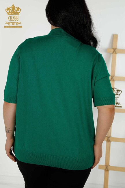 Women's Knitwear American Model Green - 16950 | KAZEE - Thumbnail