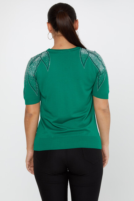 Women's Knitwear American Model Green - 31238 | KAZEE - Thumbnail