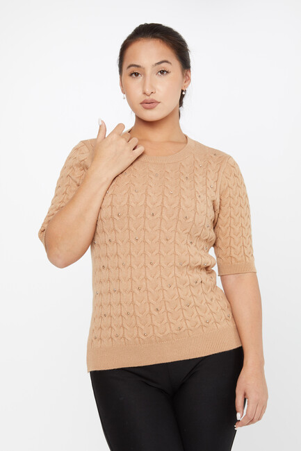 Women's Knitwear American Model Mink - 30773 | KAZEE - Thumbnail