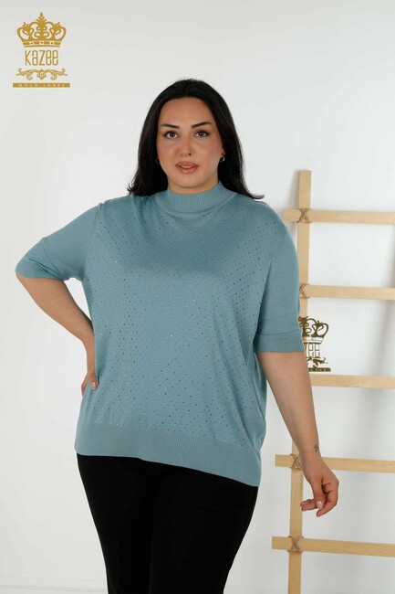 Women's Knitwear American Model Mint - 16950 | KAZEE - Thumbnail