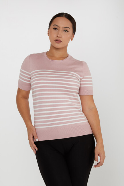 Women's Knitwear American Model Pink - 30396 | KAZEE - Thumbnail