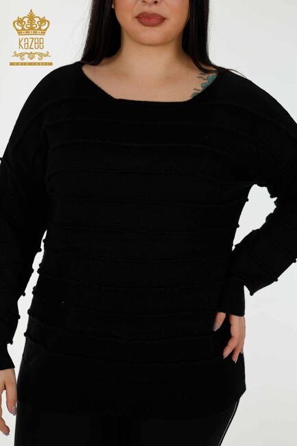 Women's Knitwear Basic Black - 30169 | KAZEE - Thumbnail