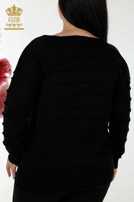 Women's Knitwear Basic Black - 30169 | KAZEE - Thumbnail