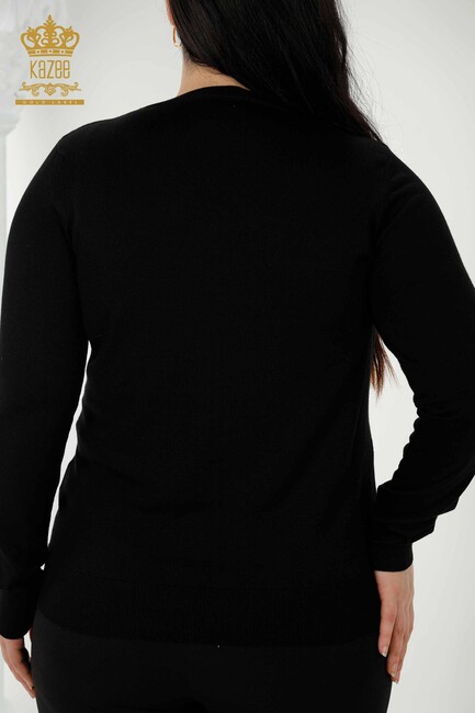 Women's Knitwear Basic Black - 30181 | KAZEE - Thumbnail