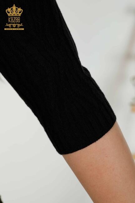 Women's Knitwear Basic Black - 30290 | KAZEE - Thumbnail