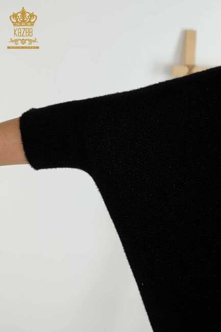 Women's Knitwear Bat Sleeve Black - 30293 | KAZEE - Thumbnail