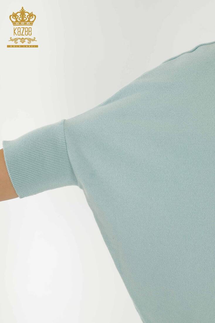 Women's Knitwear Bat Sleeve Mint - 30241 | KAZEE