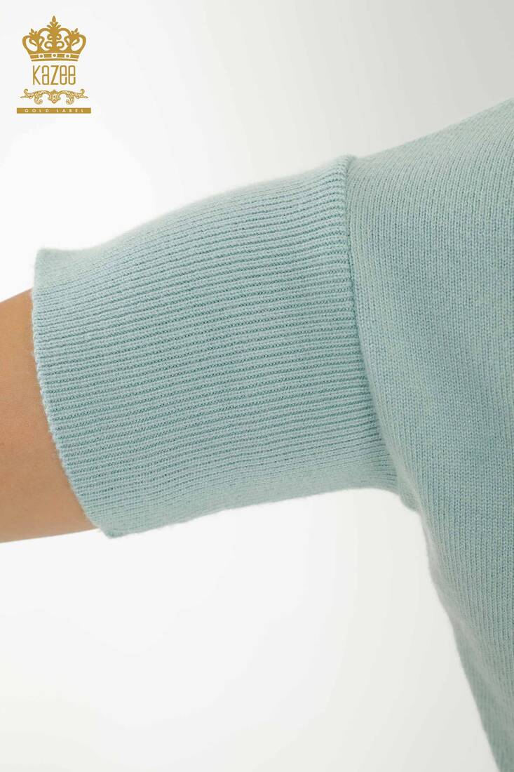 Women's Knitwear Bat Sleeve Mint - 30241 | KAZEE