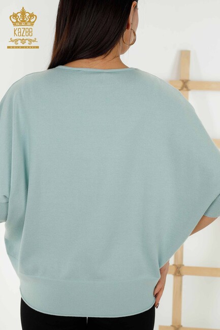 Women's Knitwear Bat Sleeve Mint - 30241 | KAZEE - Thumbnail