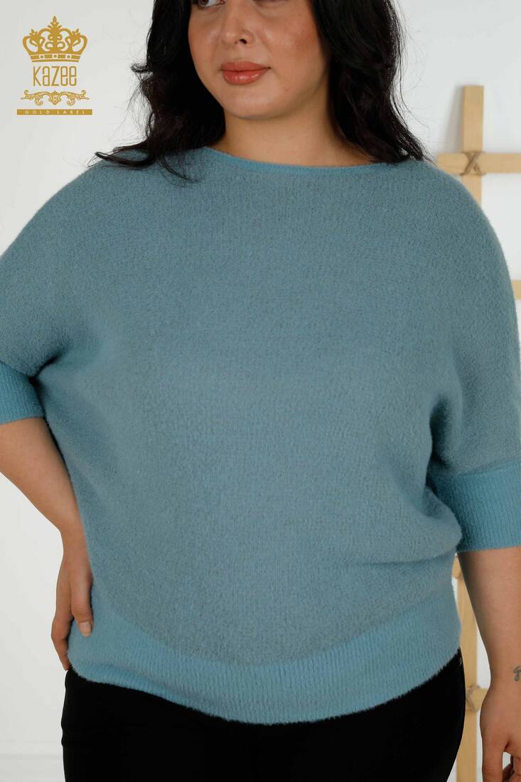 Women's Knitwear Bat Sleeve Mint - 30293 | KAZEE