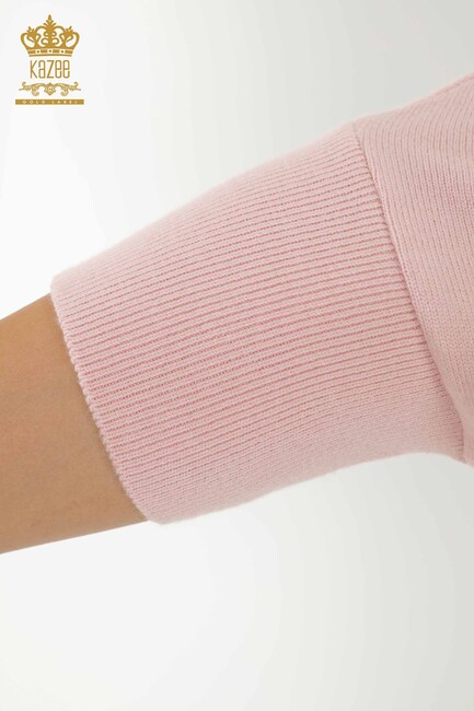 Women's Knitwear Bat Sleeve Powder - 30241 | KAZEE - Thumbnail