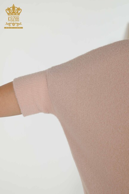 Women's Knitwear Bat Sleeve Powder - 30293 | KAZEE - Thumbnail