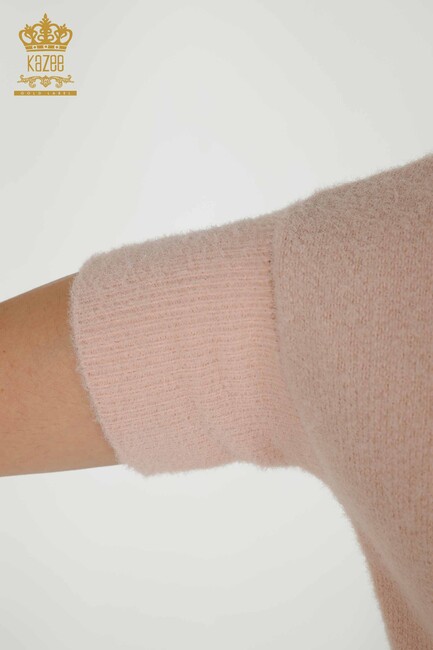 Women's Knitwear Bat Sleeve Powder - 30293 | KAZEE - Thumbnail