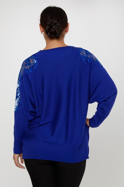 Women's Knitwear Bat Sleeve Saxe - 30767 | KAZEE - Thumbnail