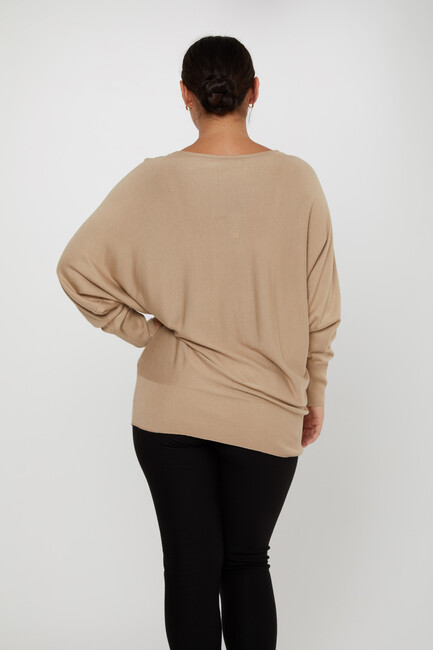 Women's Knitwear Bat Sleeve Mink - 30675 | KAZEE - Thumbnail