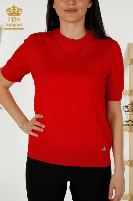 Women's Knitwear Kazee Logo Red - 30254 | KAZEE - Thumbnail