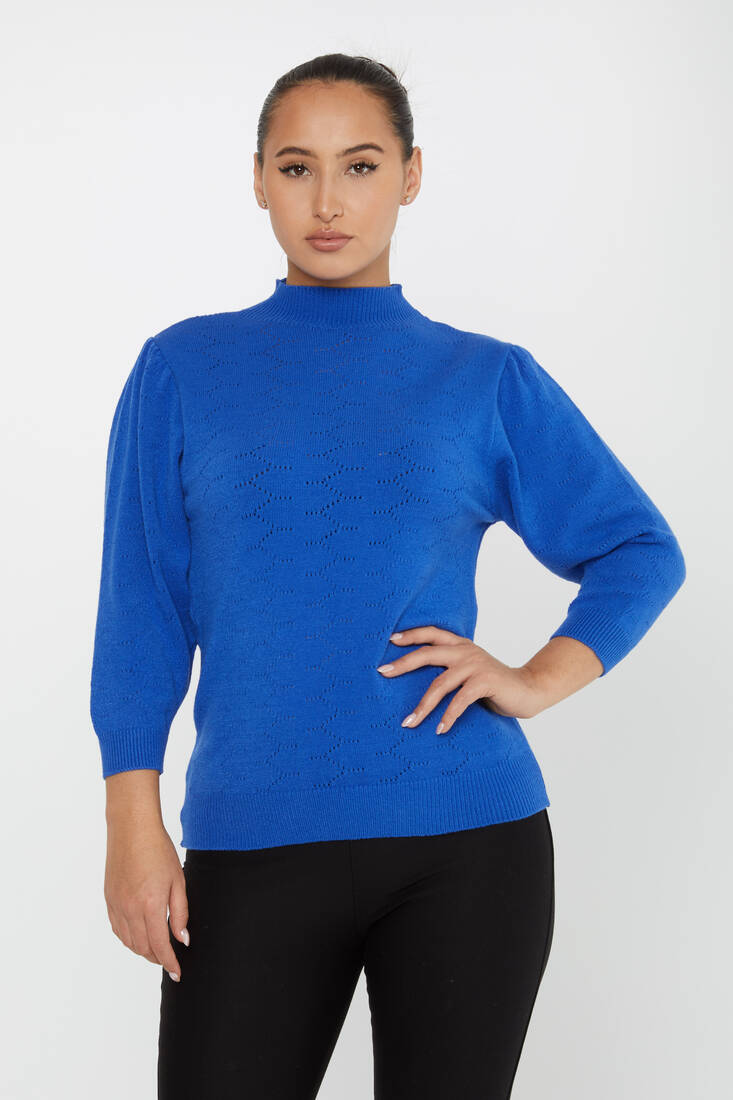 Women's Knitwear Patterned Saxe - 30341 | KAZEE