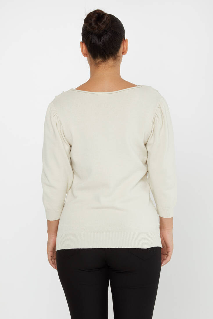 Women's Knitwear Self-Woven Stone - 30340 | KAZEE