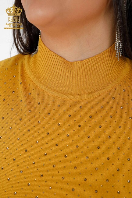 Women's Knitwear Sweater Stony Saffron - 16950 | KAZEE - Thumbnail