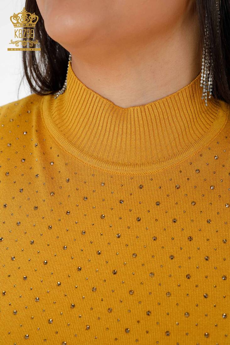 Women's Knitwear Sweater Stony Saffron - 16950 | KAZEE