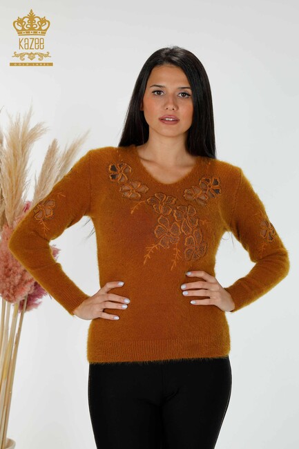 Women's Knitwear Sweater Tulle Mustard - 18918 | KAZEE - Thumbnail