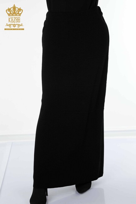 Women's Long Skirt Black - 4138 | KAZEE - Thumbnail