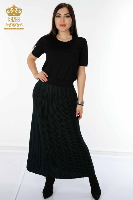 Women's Long Skirt Elastic Waist Nefti - 4131 | KAZEE - Thumbnail