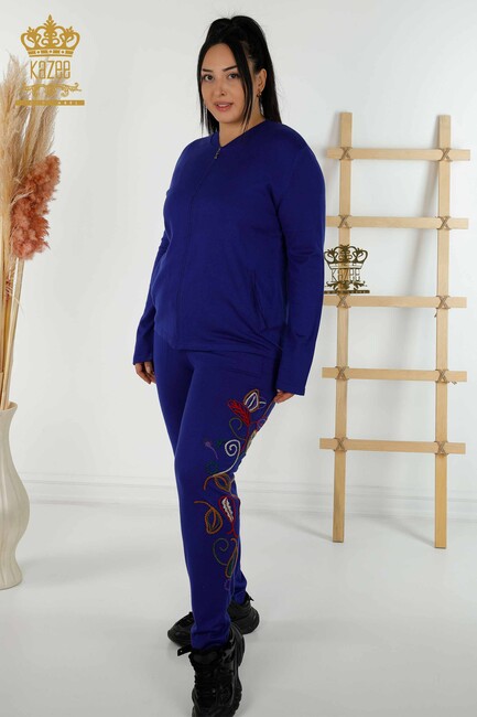 Women's Tracksuit Set Embroidered Saks - 16657 | KAZEE - Thumbnail