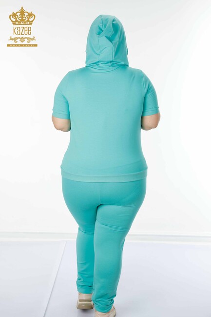 Women's Tracksuit Set Hooded Mint - 17394 | KAZEE - Thumbnail