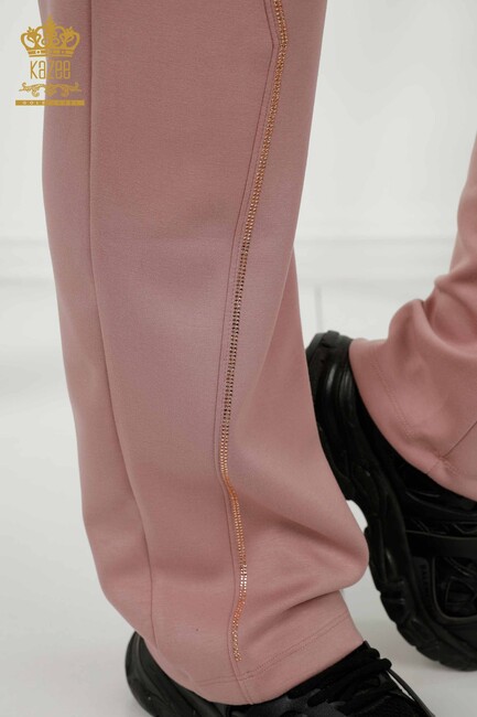 Women's Tracksuit Set Pocket Detailed Rose - 20411 | KAZEE - Thumbnail