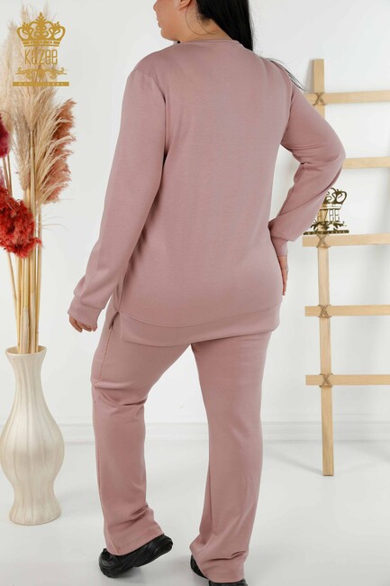 Women's Tracksuit Set Pocket Detailed Rose - 20398 | KAZEE - Thumbnail