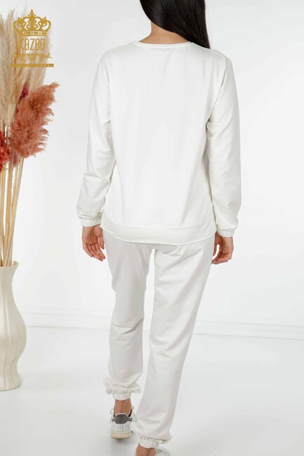 Women's Tracksuit Set Written Bone - 17444 | KAZEE - Thumbnail