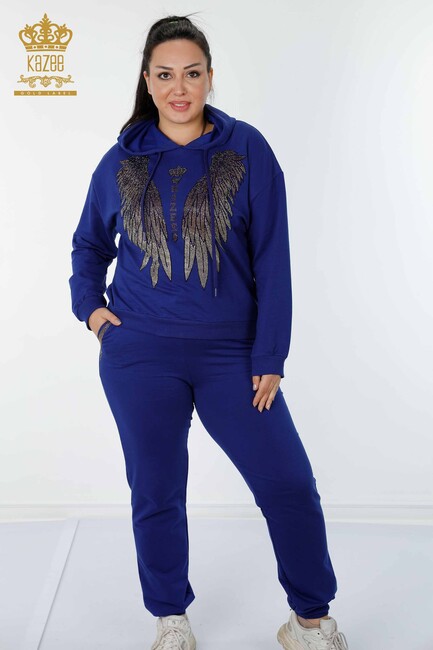 Women's Tracksuit Set Wing Detailed Saks - 17481 | KAZEE - Thumbnail