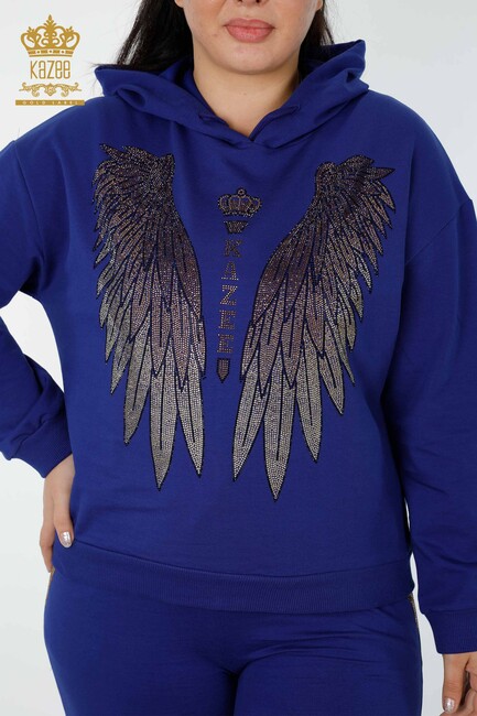 Women's Tracksuit Set Wing Detailed Saks - 17481 | KAZEE - Thumbnail