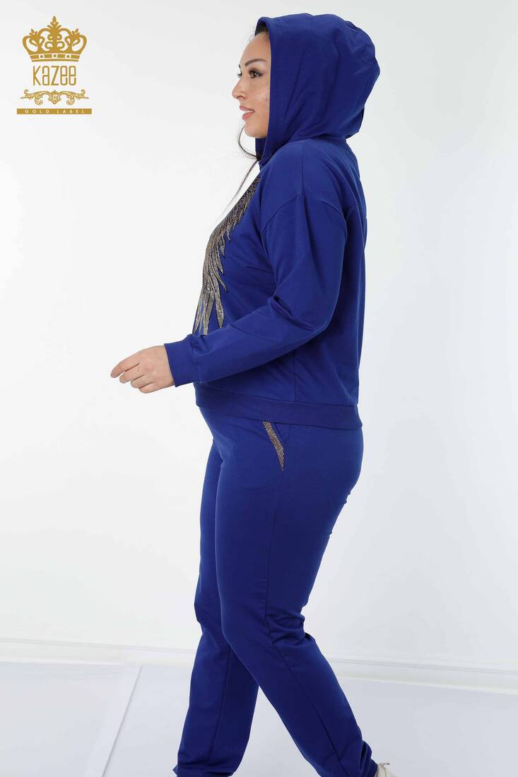 Women's Tracksuit Set Wing Detailed Saks - 17481 | KAZEE