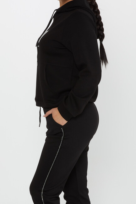 Women's Tracksuit Kazee Text Black - 17593 | KAZEE - Thumbnail