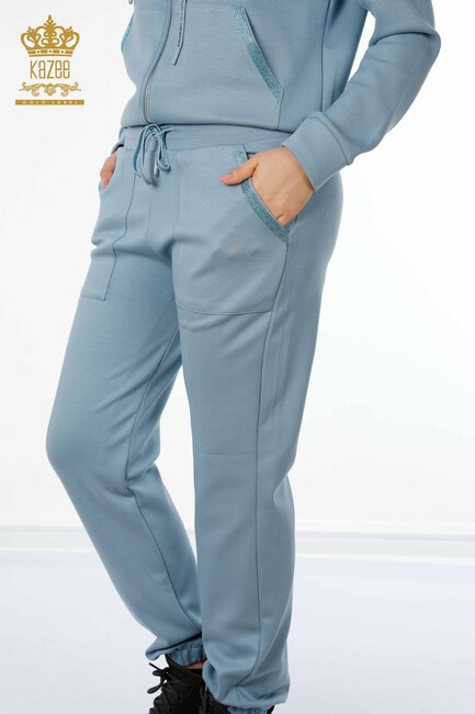 Women's Tracksuit Set Kazee Logo Blue - 17427 | KAZEE - Thumbnail