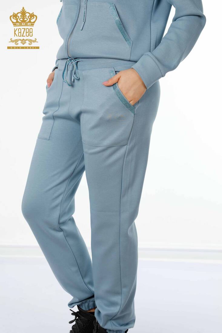 Women's Tracksuit Set Kazee Logo Blue - 17427 | KAZEE