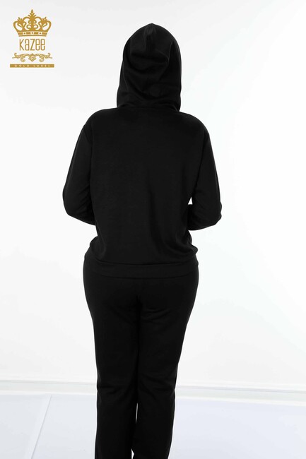 Women's Tracksuit Set Black With Kazee Logo - 17427 | KAZEE - Thumbnail