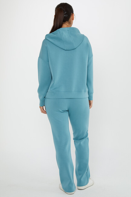 Women's Tracksuit Button Detail Mint - 17627 | KAZEE - Thumbnail