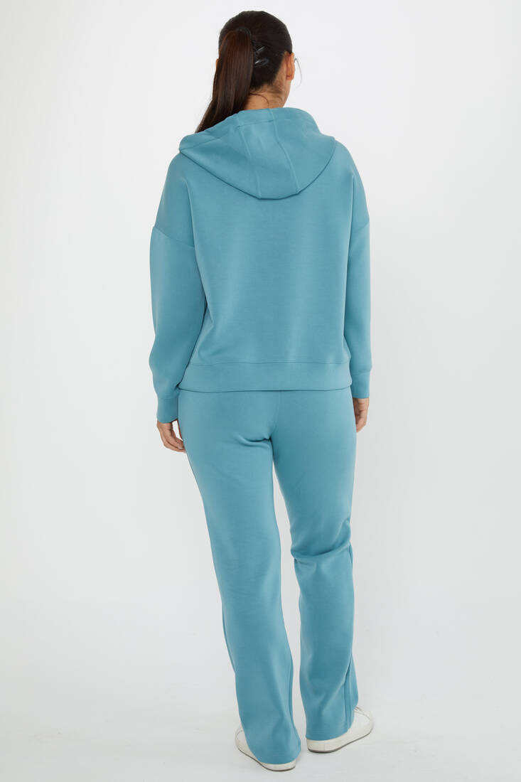 Women's Tracksuit Button Detail Mint - 17627 | KAZEE