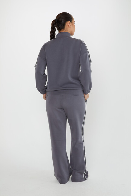 Women's Tracksuit Pocket Detail Gray - 17630 | KAZEE - Thumbnail