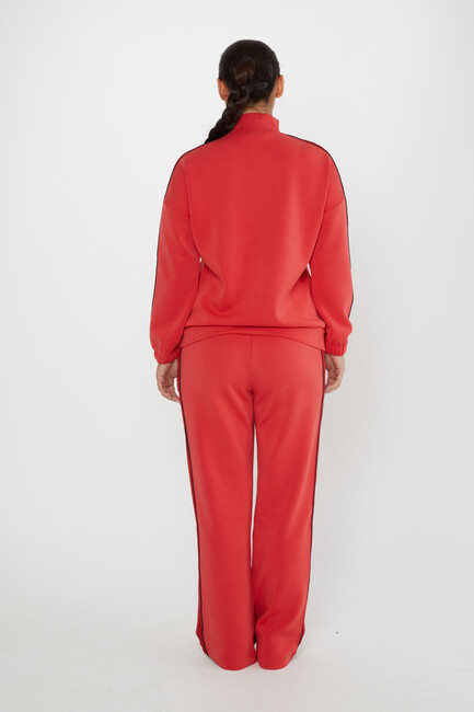 Women's Tracksuit Pocket Detail Red - 17630 | KAZEE - Thumbnail