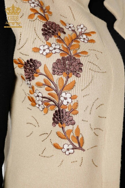 Women's Vest Beige - Women's Clothing from Turkey - 16814 | Kazee - Thumbnail