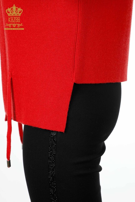 Women's Vest Red - Women's Clothing from Turkey - 16814 | Kazee - Thumbnail