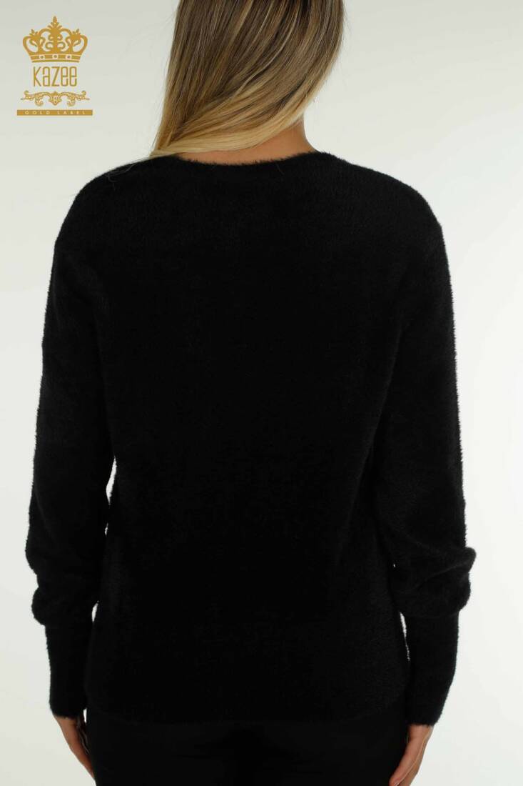 Women's Cardigan Button Detail Black - 30447 | KAZEE