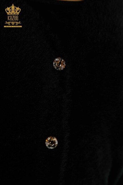 Women's Cardigan Button Detail Black - 30447 | KAZEE - Thumbnail